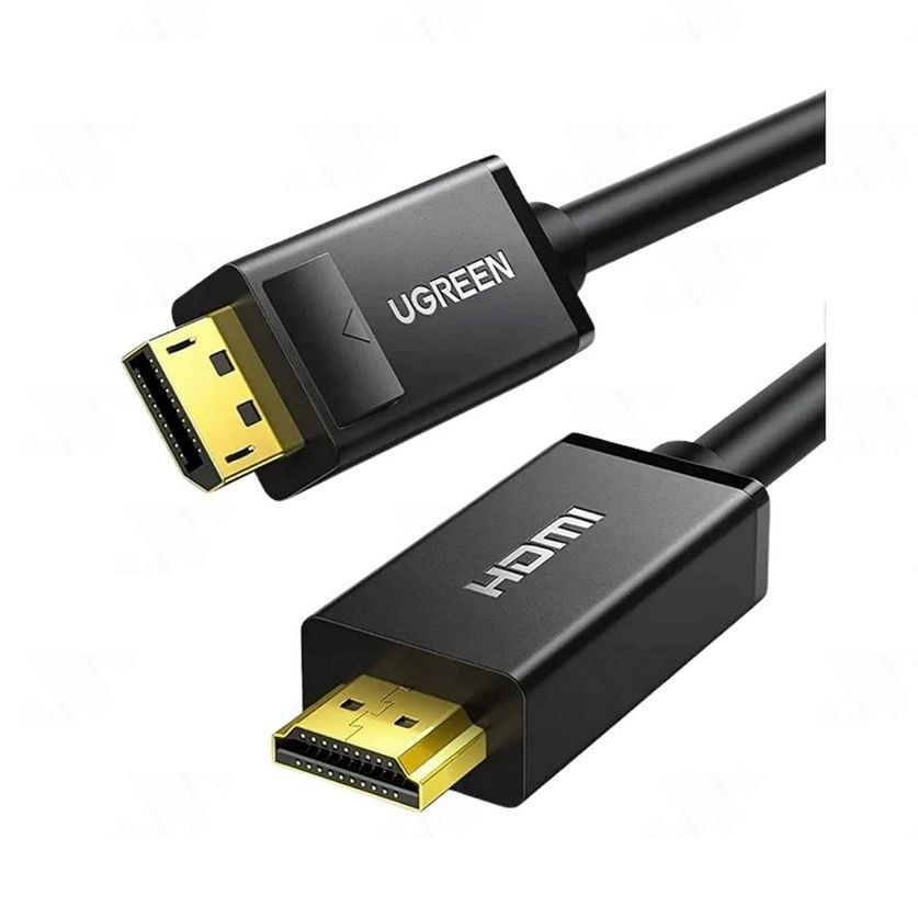 Cáp Displayport 1.2 to HDMI Ugreen 10202 (dài 2m, hỗ trợ độ phân giải 4K)