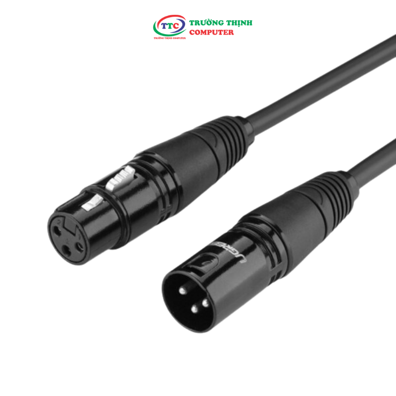 Cáp nối dài Microphone XLR 2m chính hãng Ugreen 20710 cao cấp