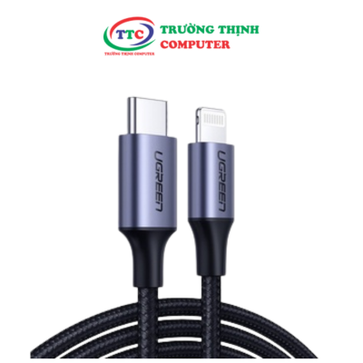 Cáp sạc USB Lightning chuẩn MFi Ugreen 60157 Dài 1.5M (Vỏ nhôm) Chính Hãng