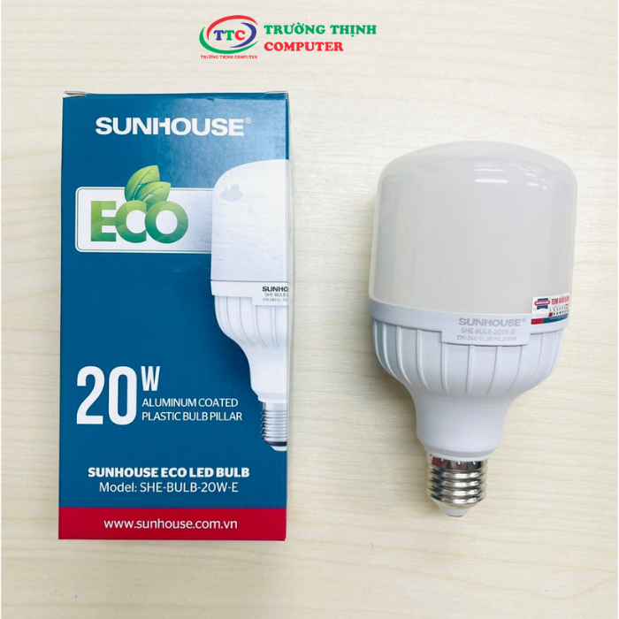 Bóng đèn LED bulb Sunhouse Eco  SHE-LECLBA01.20W