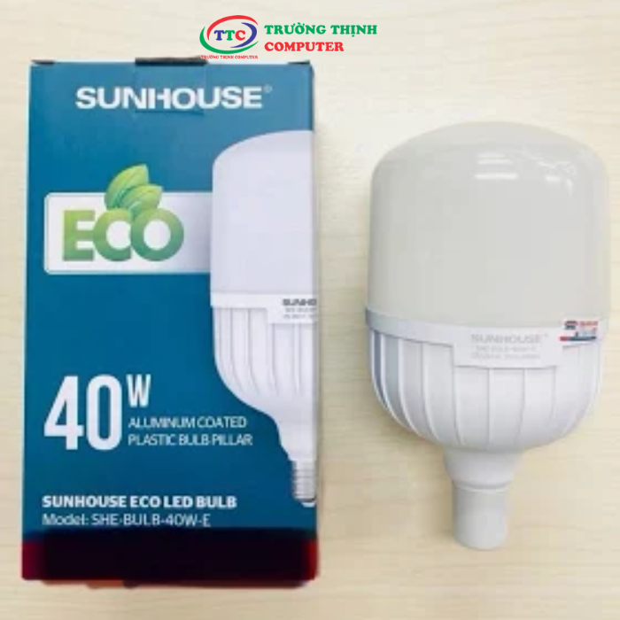 Bóng đèn LED bulb Sunhouse Eco SHE-LECLBA01.40W
