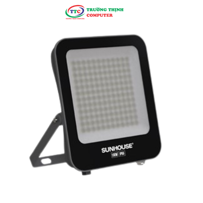 Đèn pha LED SUNHOUSE Spec SHE-LSPPL01.100W Sử dụng Chip LED ,Tuổi thọ 25.000 giờ, chuẩn IP66, chống nước