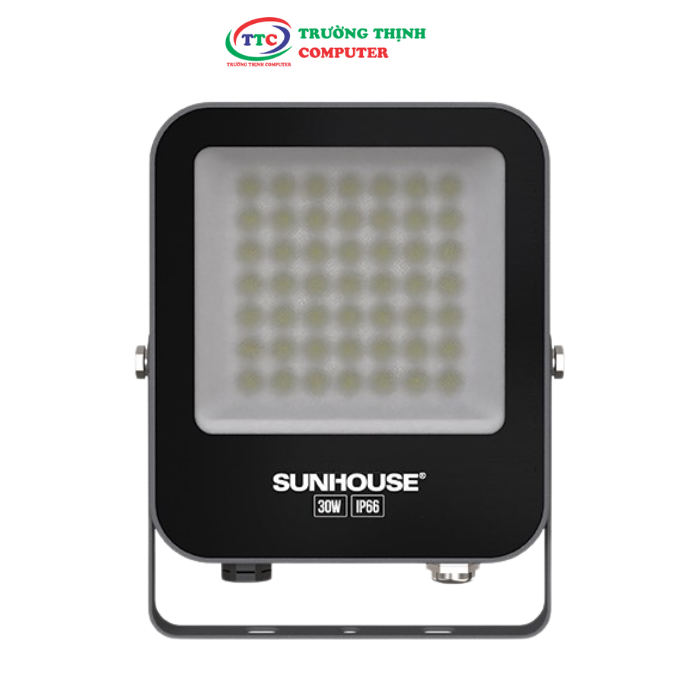 Đèn pha LED SUNHOUSE Spec SHE-LSPPL01.30W Sử dụng Chip LED ,Tuổi thọ 25.000 giờ, chuẩn IP66, chống nước