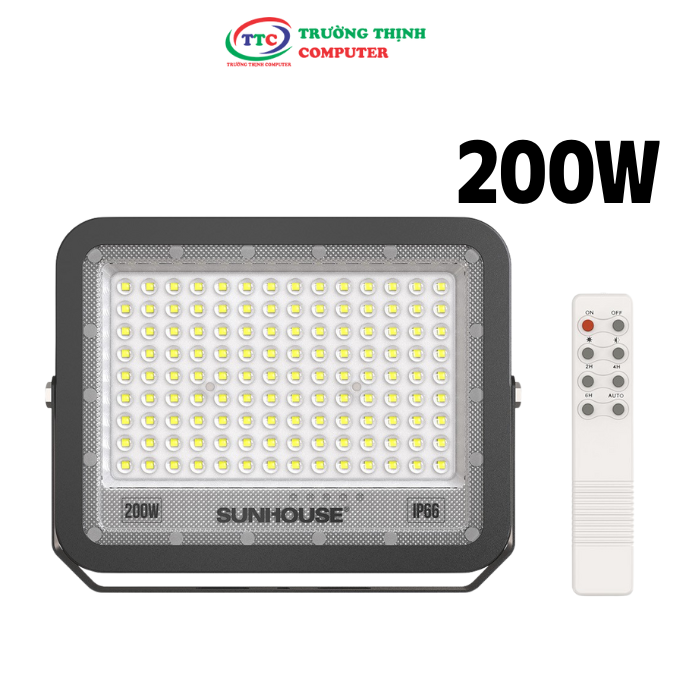 ĐÈN PHA NĂNG LƯỢNG MẶT TRỜI  SPEC SHE-LSPPLSE01.200W