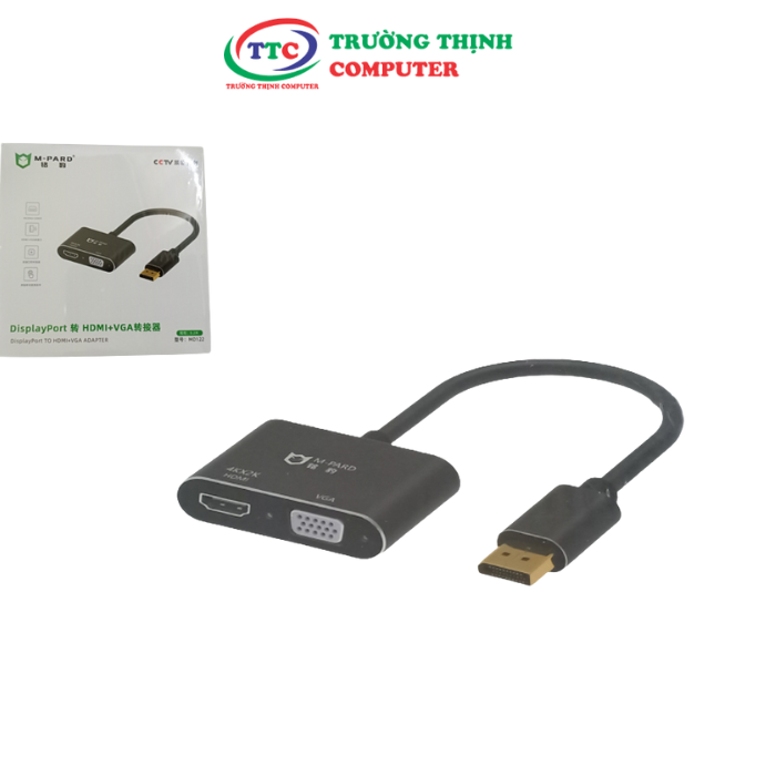 CÁP DISPLAYPORT RA HDMI/VGA MD122 M-PARD