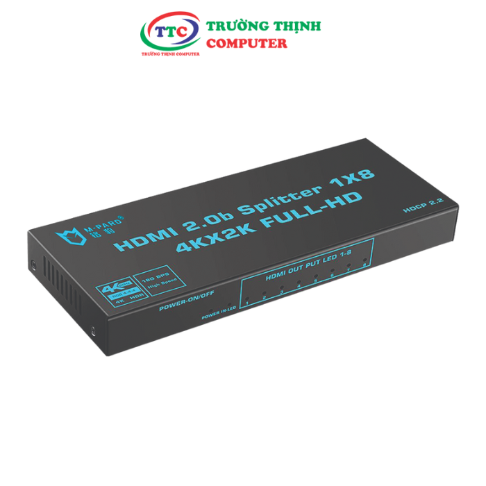 BỘ CHIA MÀN HÌNH HDMI 1 RA 8 MD138 M-PARD