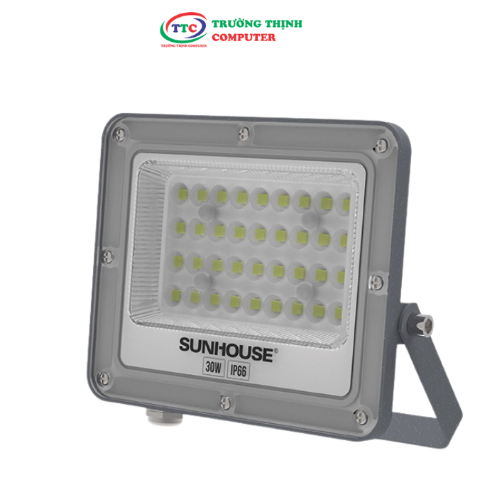 Đèn Pha led ECO Sunhouse 30W SHE-LECPL01 Sử dụng Chip LED ,Tuổi thọ 25.000 giờ