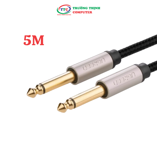 Cáp Âm Thanh 6.5mm Chống Nhiễu Mạ Vàng Cao Cấp Dài 5M Ugreen 40813