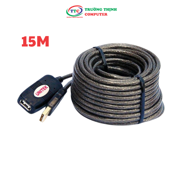 Cáp USB nối dài 15M Unitek U-265  (có IC khuyếch đại)