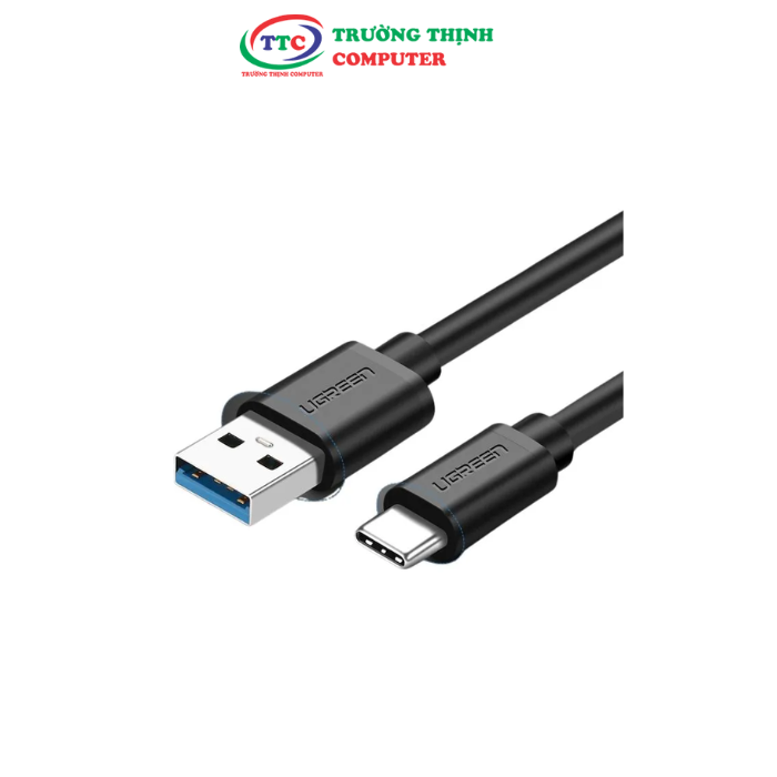 Cáp USB 3.0 to USB Type-C dài 0.5m chính hãng Ugreen 20881 cao cấp