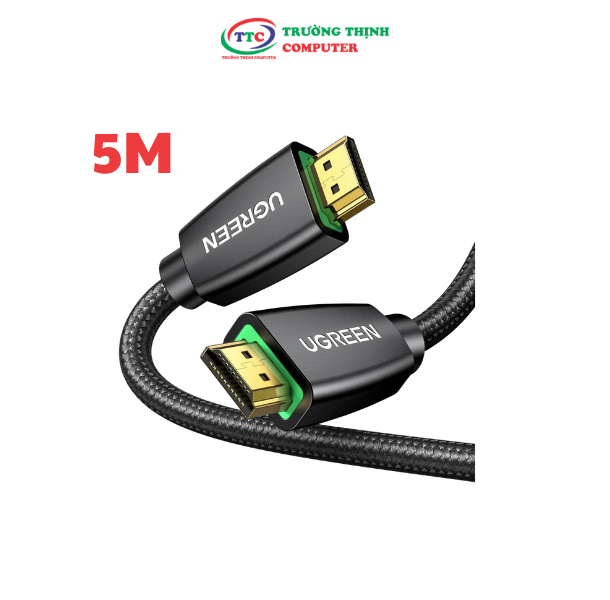 Cáp HDMI 2.0 Dài 5M Cao Cấp Ugreen 40412 Hỗ Trợ 3D 4K60Hz