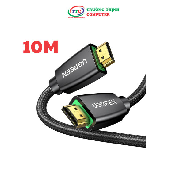 Cáp HDMI 2.0 Dài 10M Cao Cấp Ugreen 40414 Hỗ Trợ 3D 4K60Hz