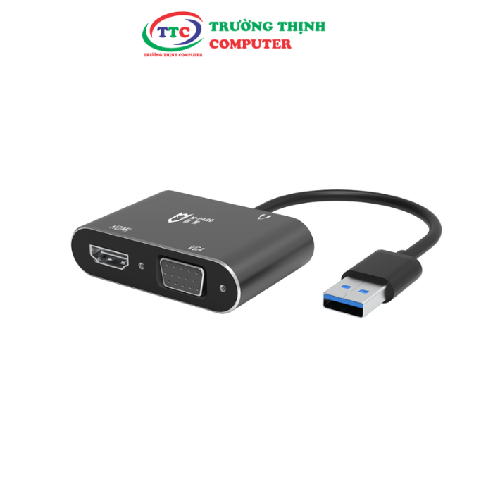 CÁP CHIA USB 3.0 -> VGA + HDMI + AUDIO MD019 M-PARD