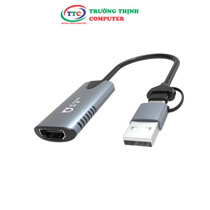 DÂY CÁP CHUYỂN USB 2.0/TYPE-C RA HDMI MD025 M-PARD