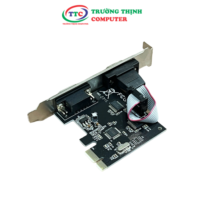 Card PCI-E sang cổng RS232 kép M-PARD MD169
