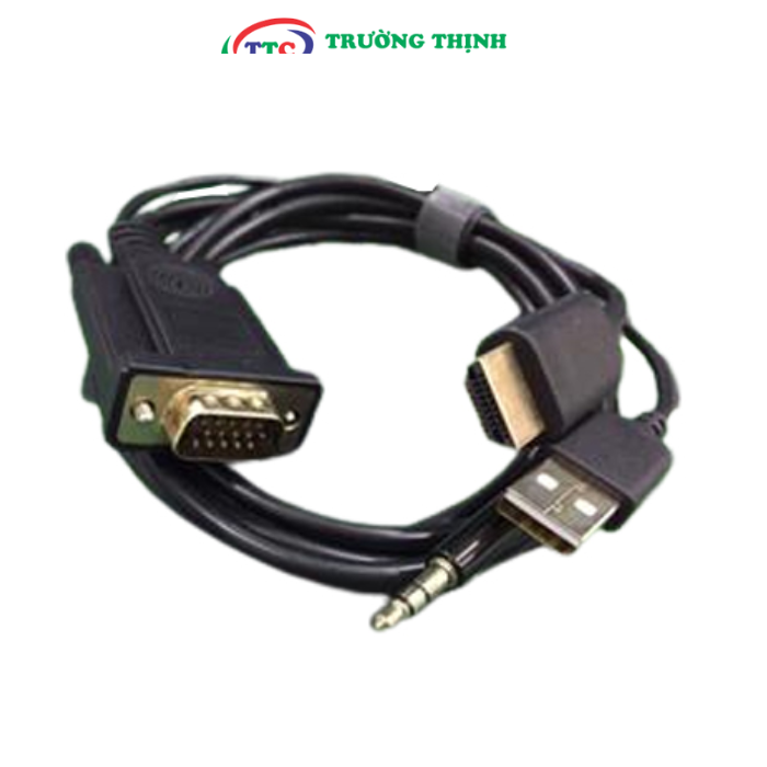DÂY CÁP VGA -> HDMI + USB AUDIO 1.8M MH083 M-PARD