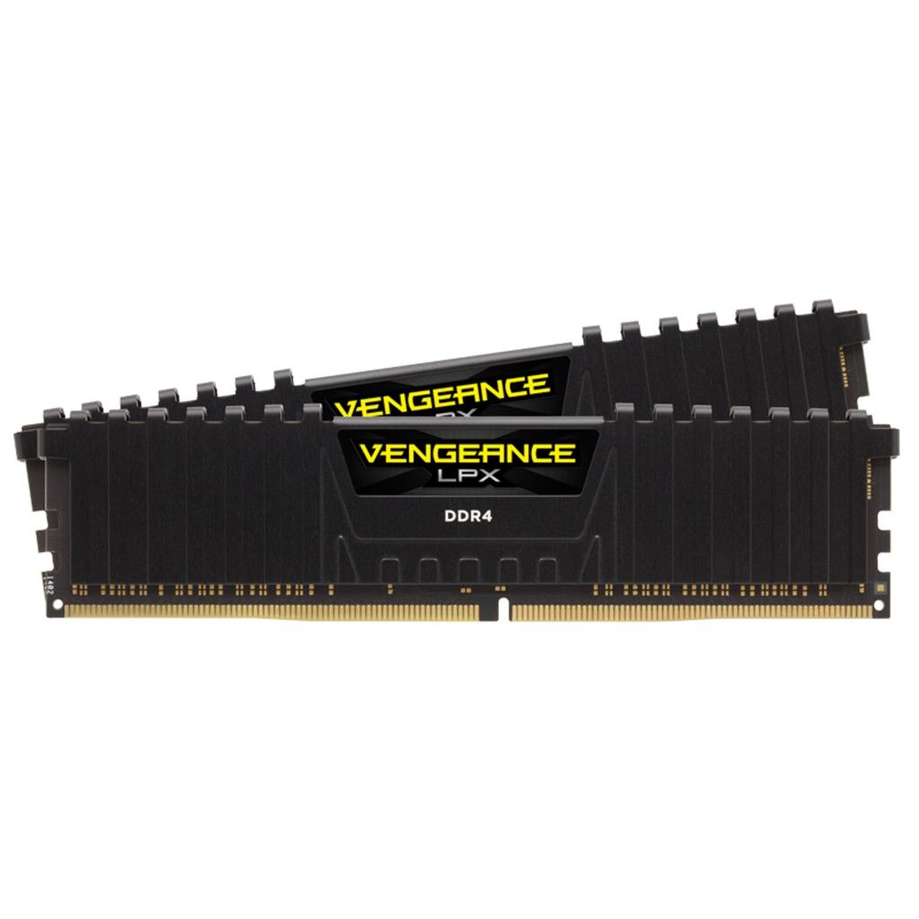 Bộ nhớ ram gắn trong Corsair DDR4 Vengeance LPX 16GB (2x8GB) 2666 đen