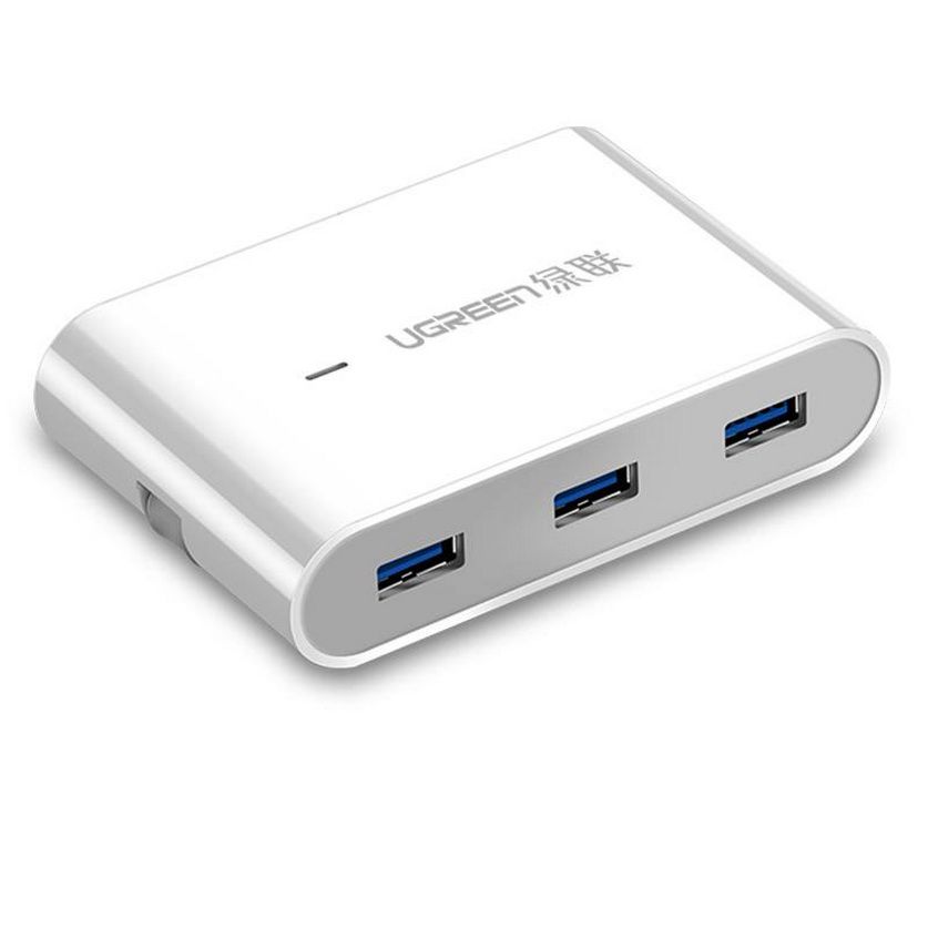Hub USB 3.0 Kèm cổng mạng Lan RJ45 tốc độ 1000Mps cao cấp Ugreen 30281