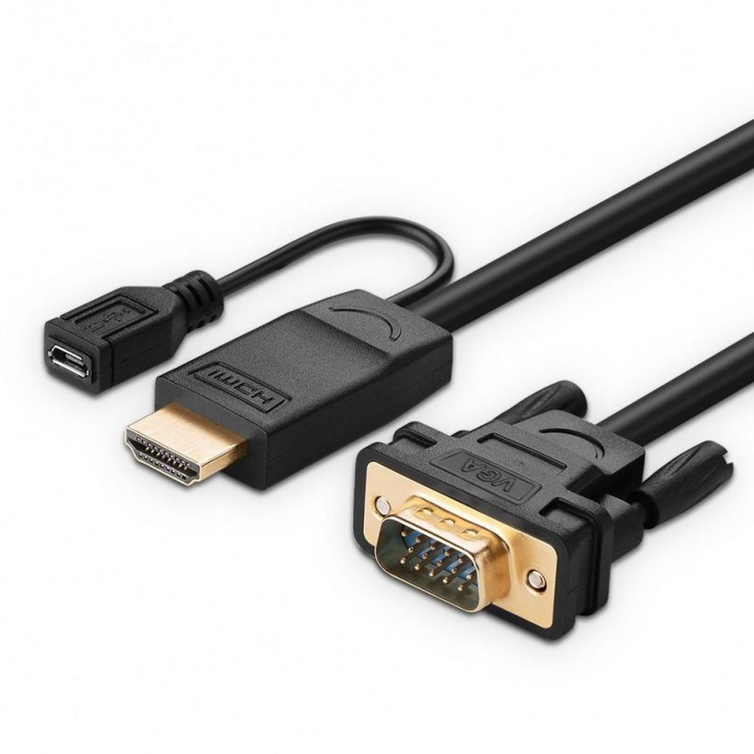 Cáp chuyển HDMI sang VGA dài 1M5 cao cấp Ugreen 30451