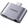 Đầu chuyển USB Type C to 3.5mm + sạc PD 30W chính hãng Ugreen 70311