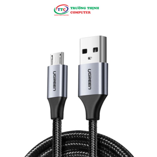 Cáp Micro USB hỗ trợ sạc nhanh dài 1,5m chính hãng Ugreen 60147 cao cấp
