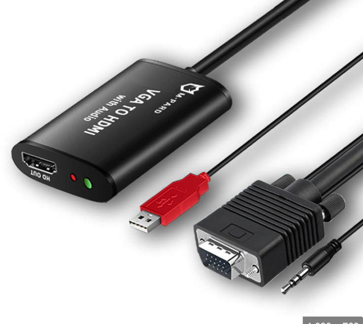 DÂY CÁP CHUYỂN VGA + AUDIO + USB RA HDMI MD008 M-PARD