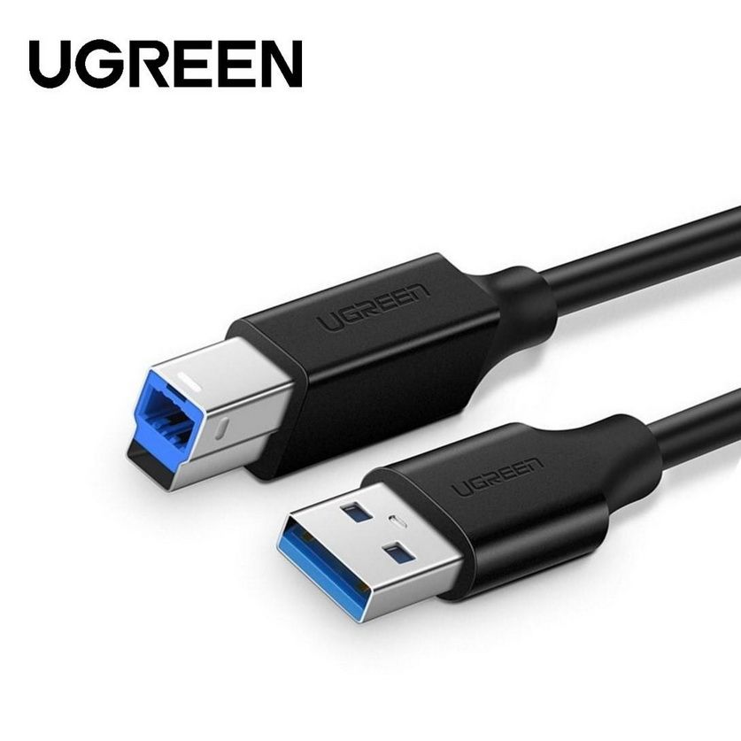 Cáp USB 3.0 AM-BM 2 mét Ugreen US210 10372 - Dây USB 3.0 type-A male sang type-B male