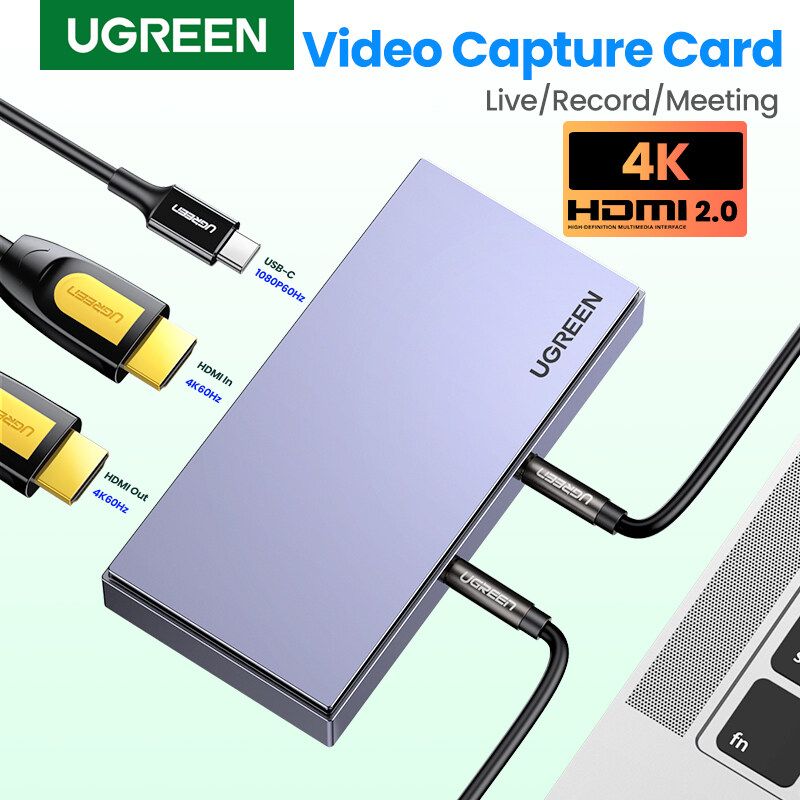 Thiết bị ghi hình hỗ trợ Livestream Capture HDMI 4K@60Hz Ugreen 10937