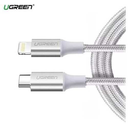 Cáp sạc, dữ liệu USB Type-C to Lightning dài 1,5M chuẩn MFI Apple, sạc nhanh Ugreen 70524