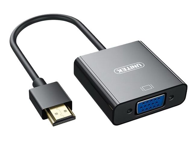 CÁP CHUYỂN ĐỔI TÍN HIỆU HDMI --> VGA 15CM UNITEK V128ABK (KO AUDIO)