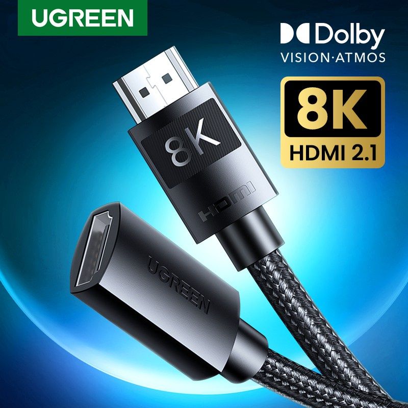Cáp HDMI 2.1 nối dài 2M 8K Ugreen 40450